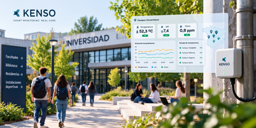 Monitorización de Legionella en universidades y control remoto de instalaciones